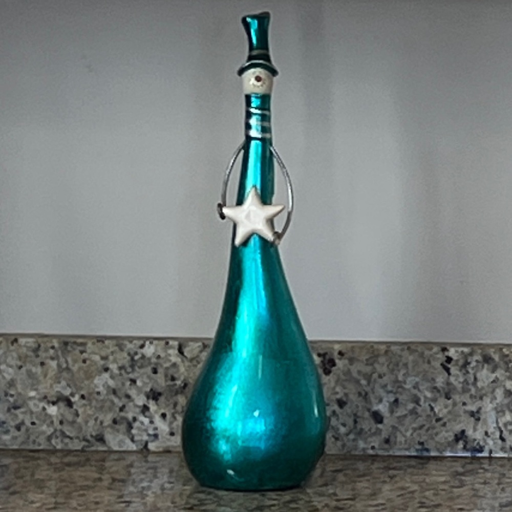VTG Pier 1 “Mercury Glass” Snowman